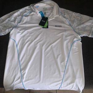 Hugo BOSS white polo.